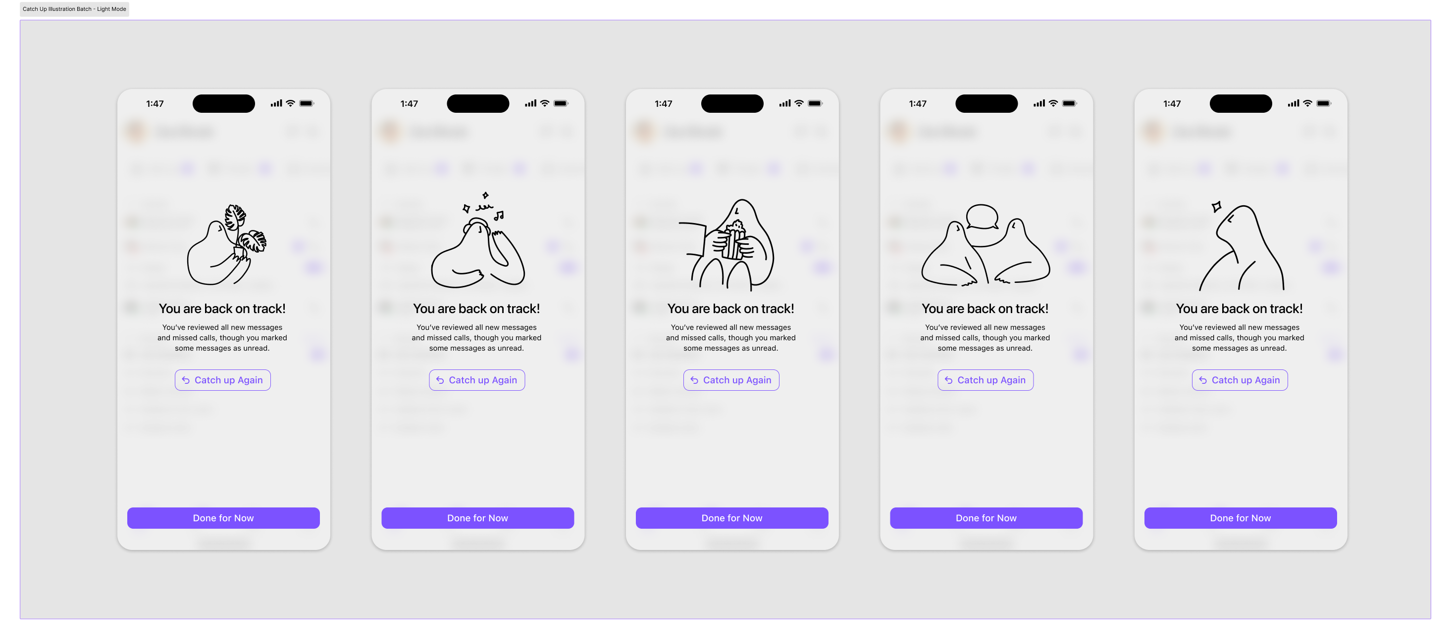 Done state illustrations